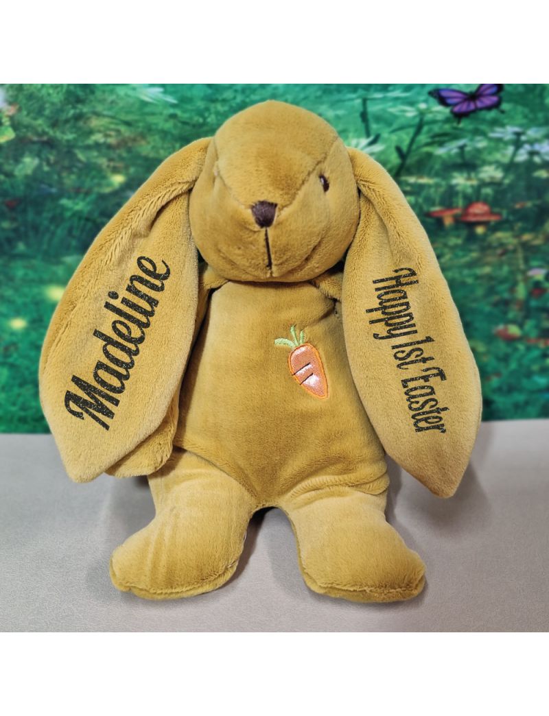 Callie Easter Bunny Rabbit Plush Toy Mustard