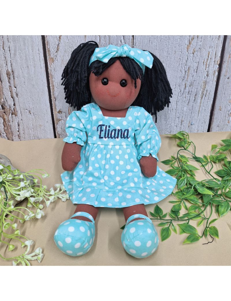Ella Personalised Girl Rag Doll 35cm