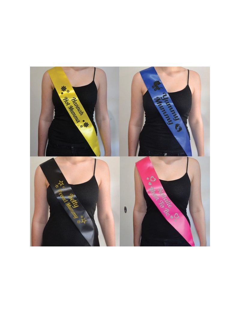 Baby Shower Sash - Mum To Be - 11 Colours