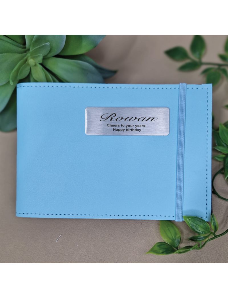 Personalised Birthday Brag Photo Album - Blue