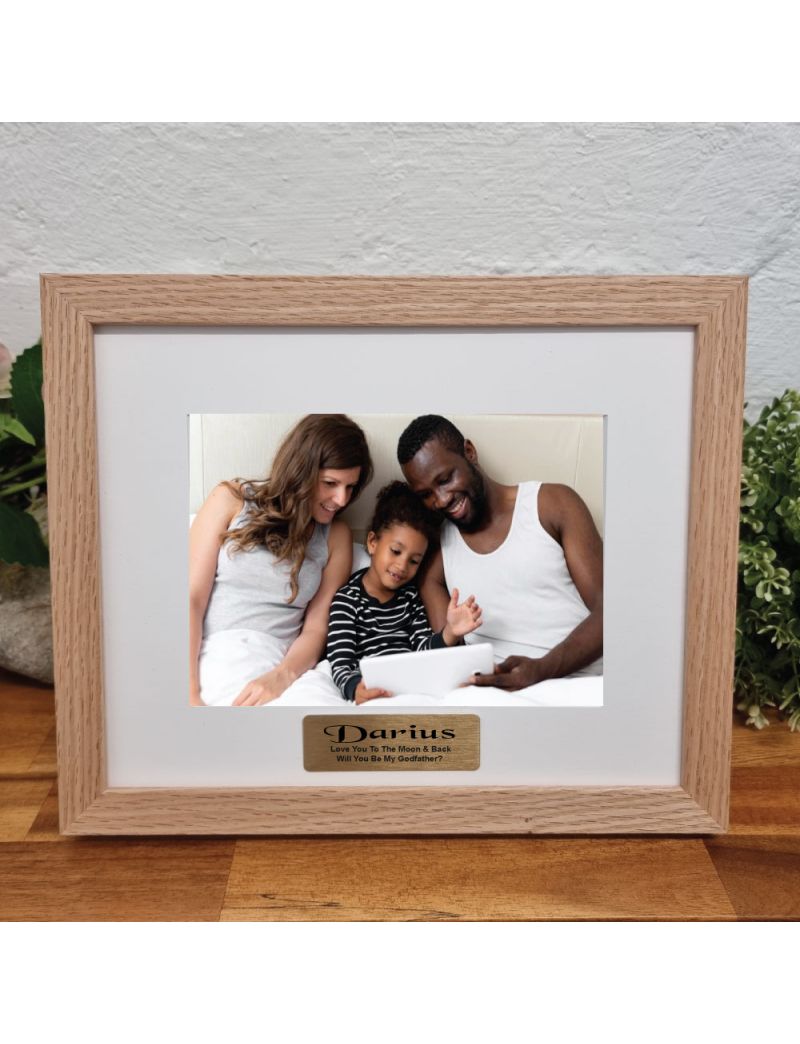 GodFather Photo Frame Natural Wood