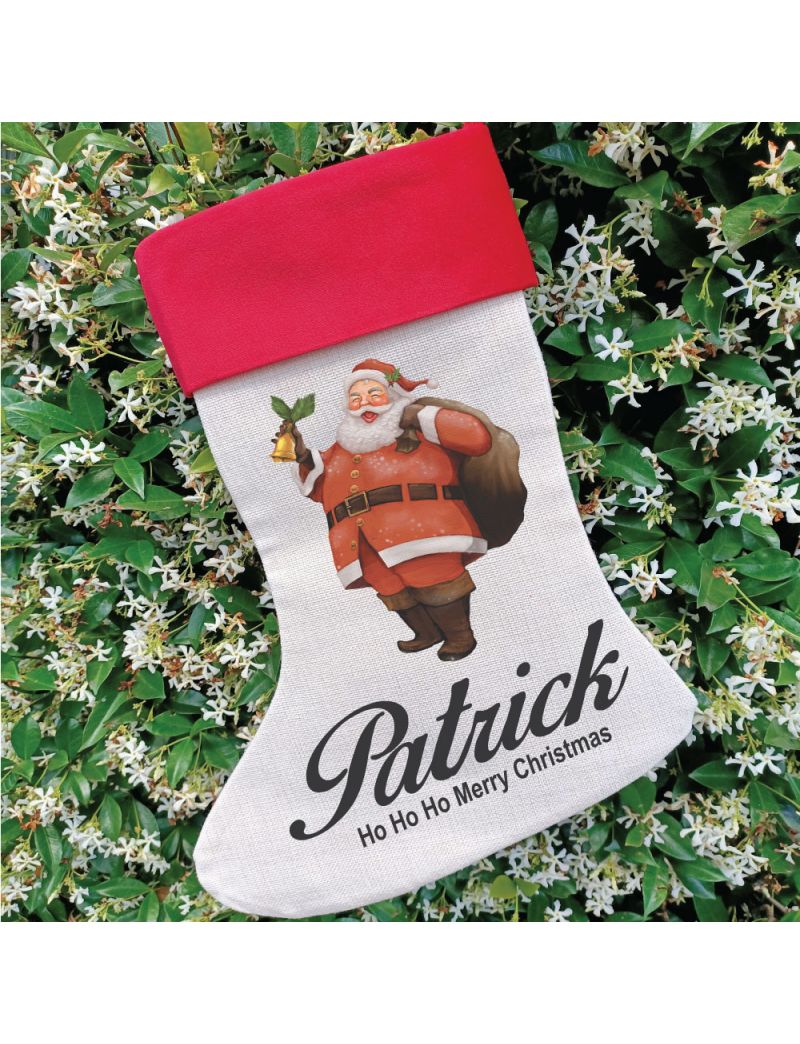 Personalised Christmas Stocking - Santa