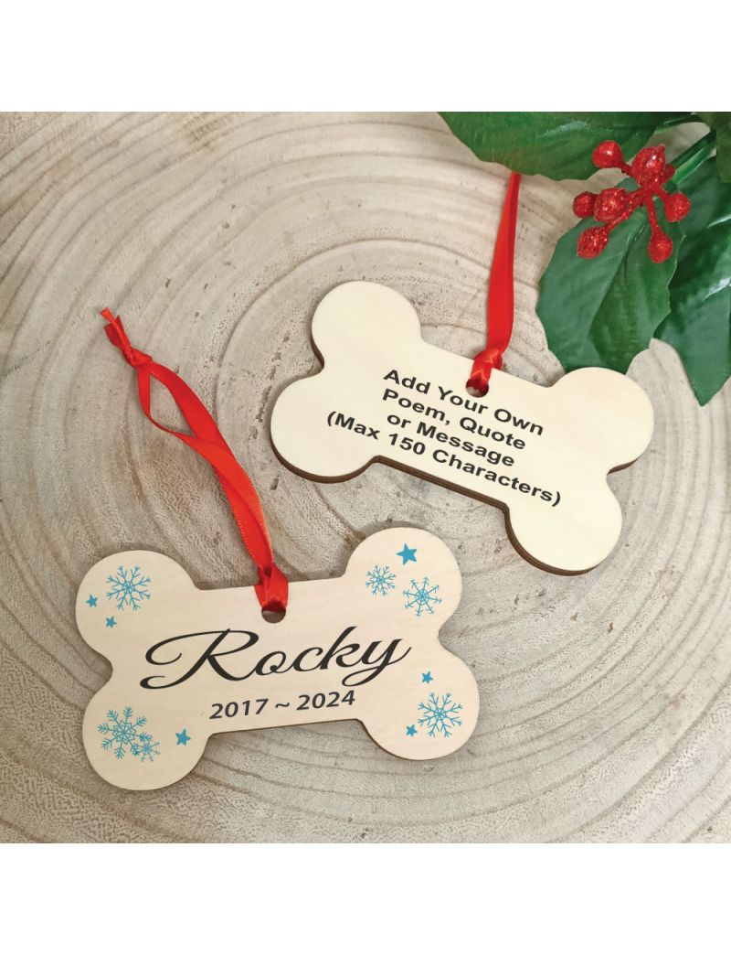 Pet Memorial Wooden Decoration