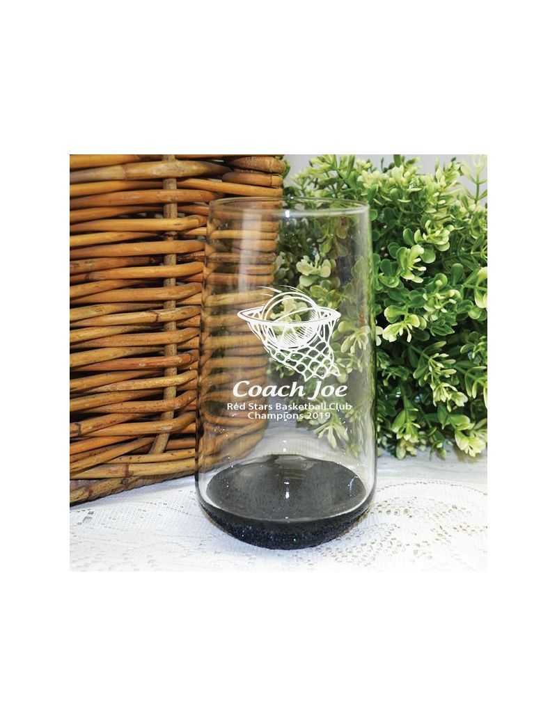Basketball Coach Engraved Personalised Glass Tumbler 