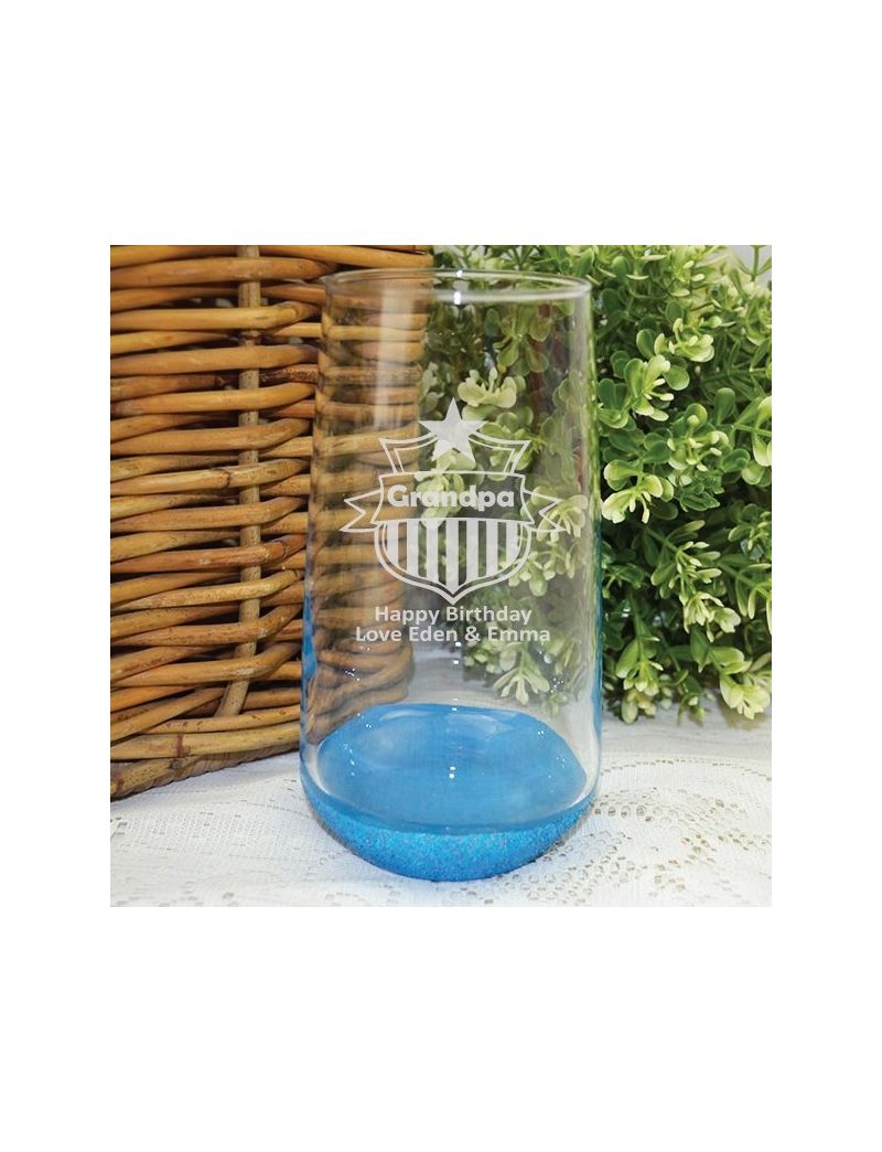 Grandpa Engraved Personalised Glass Tumbler 