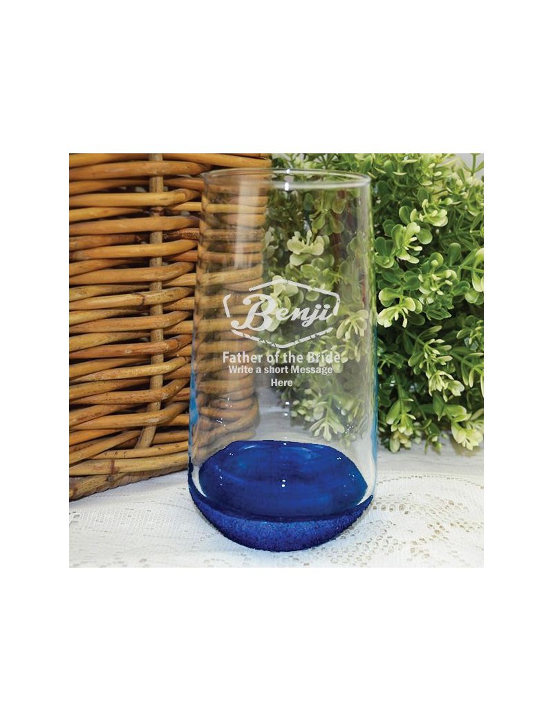 Father Of The Bride Engraved Personalised Glass Tumbler