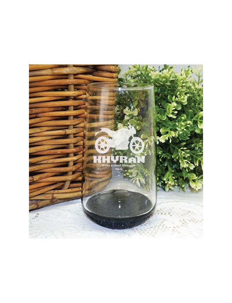Engraved Personalised Glass Tumbler 400ml (M)