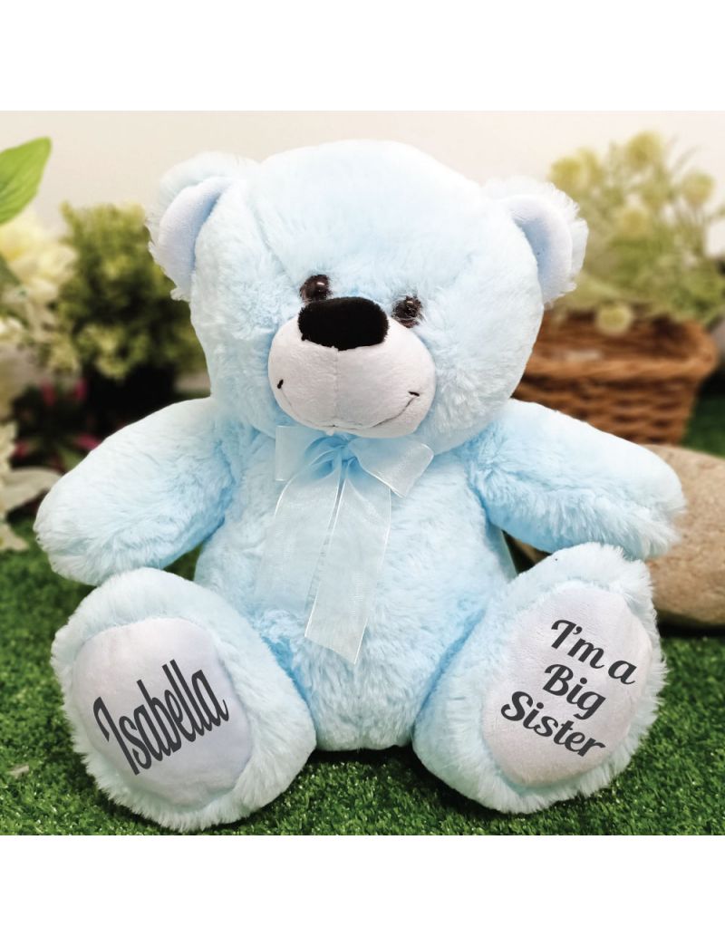 Big Sister Teddy Bear 30cm Light Blue