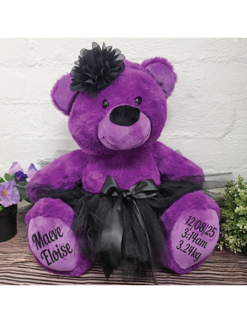 Purple Baby  Ballerina 40cm Teddy Bear
