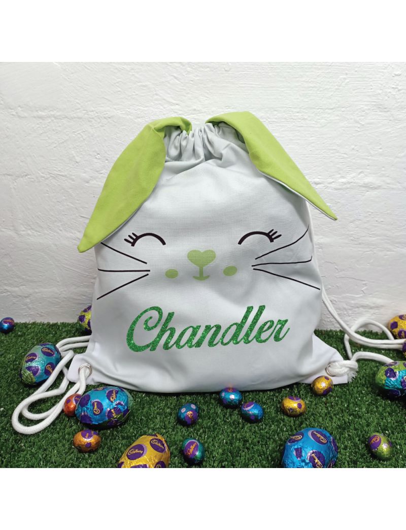 Easter  Bunny Basket PJ Bag - Green