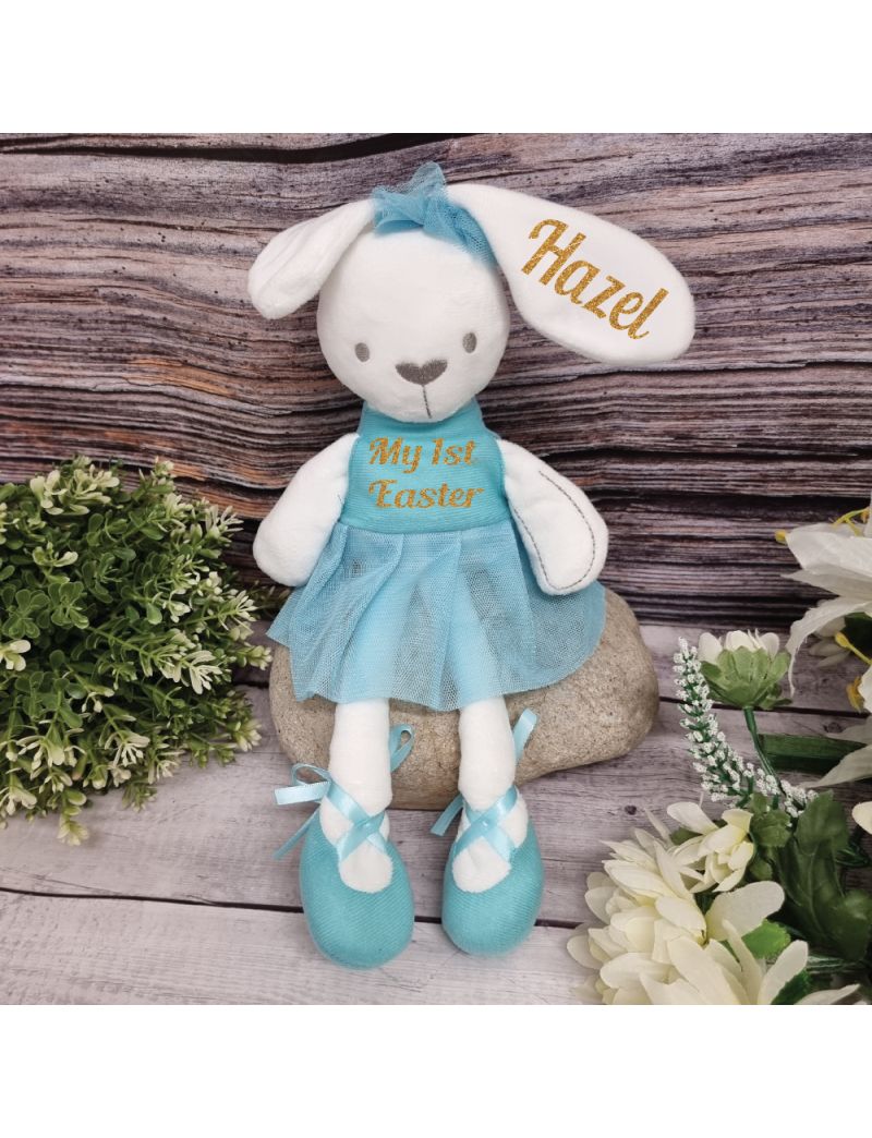 My 1st Easter  Blossom Bunny Aqua
