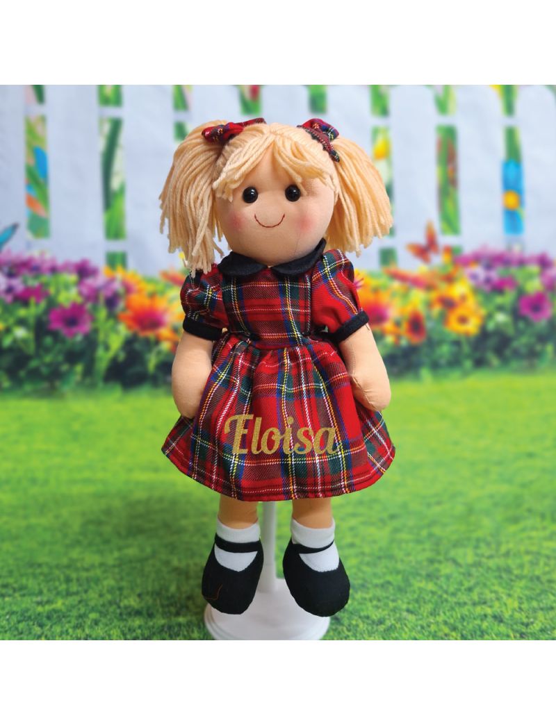 Ruby Personalised Girl Rag Doll 35cm