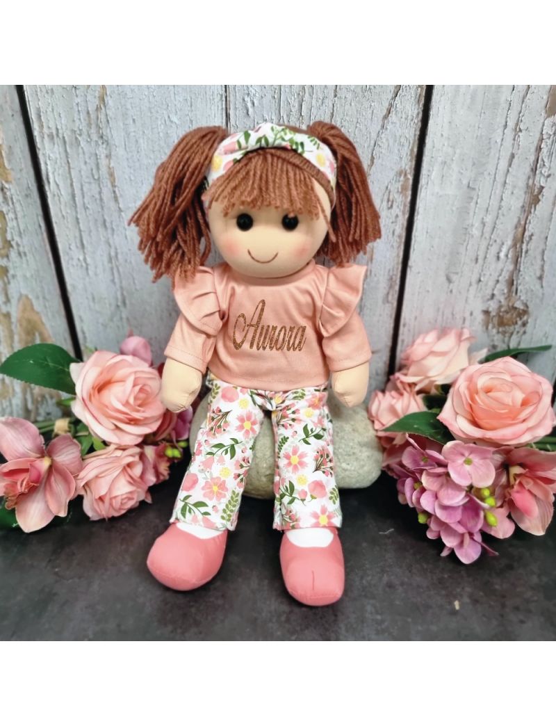 Piper Personalised Girl Rag Doll 35cm