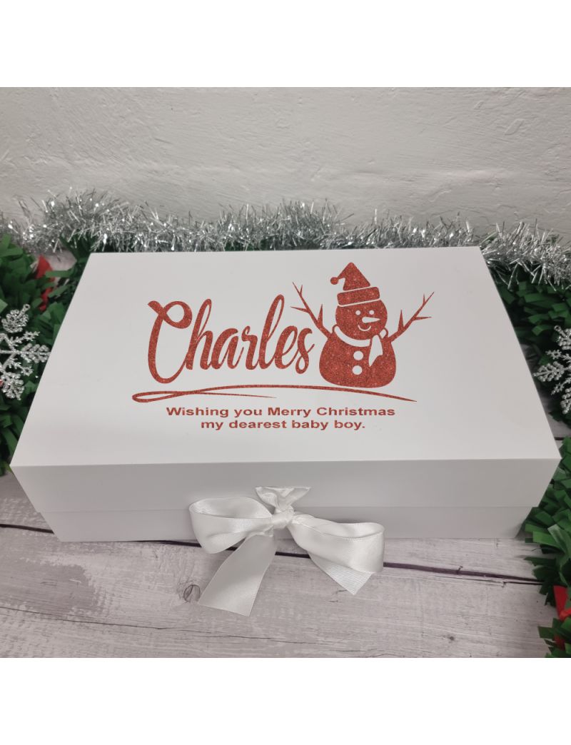Personalised Christmas Box Frosty