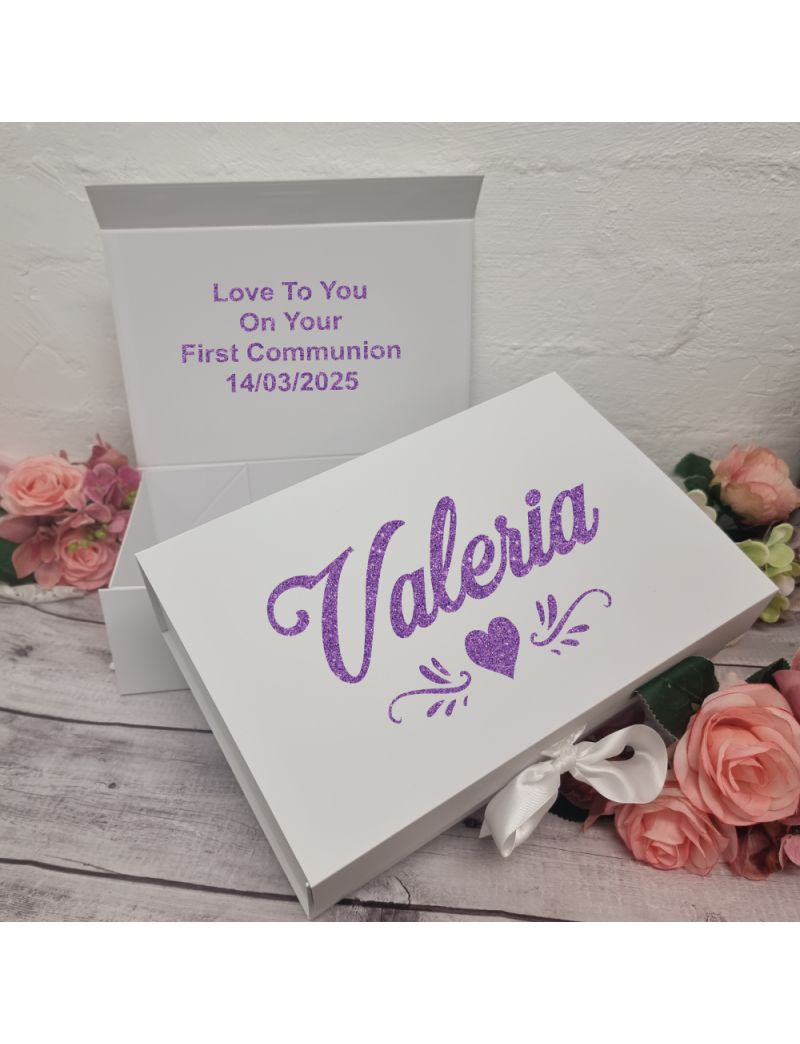 Personalised Holy Communion Keepsake Gift Box