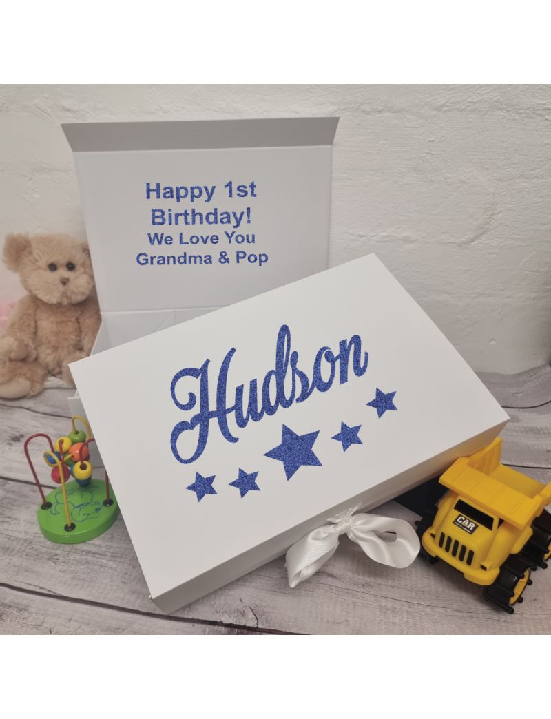 Personalised 1st Birthday Gift Box