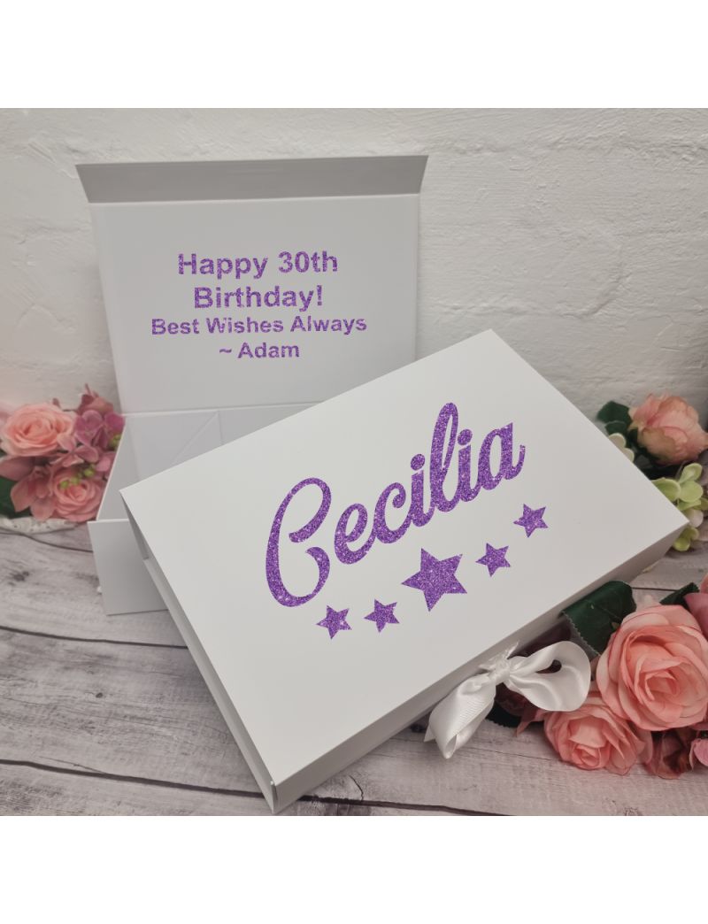 Personalised 30th Birthday Gift Box