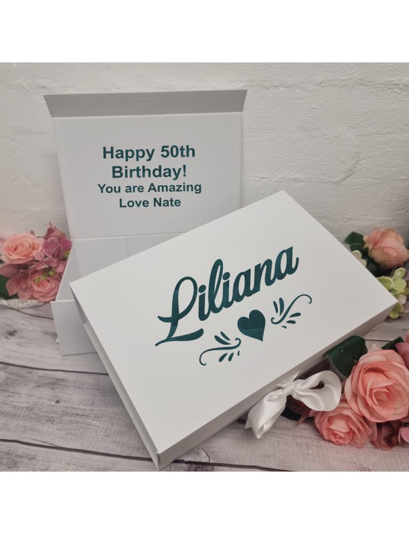 Personalised 50th Birthday Gift Box