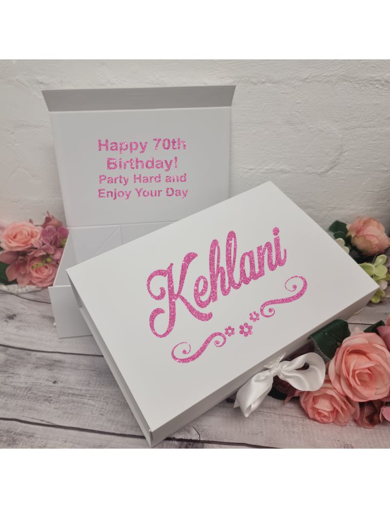 Personalised 70th Birthday Gift Box