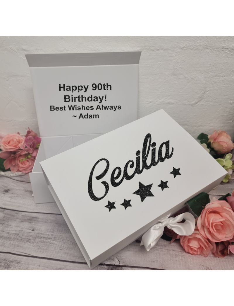 Personalised 90th Birthday Gift Box