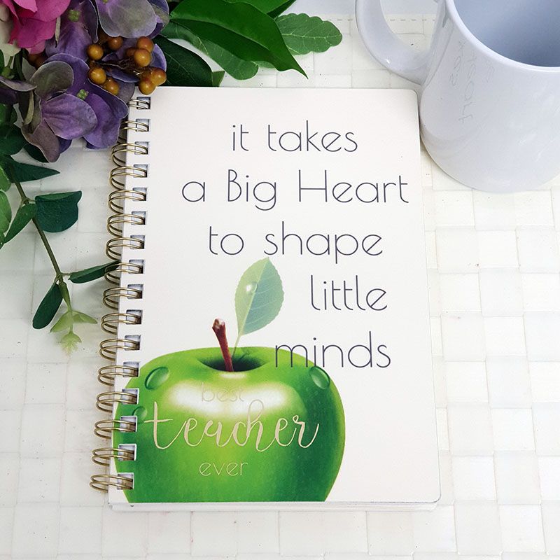 Best Teacher Ever Journal & Pen - Big Heart