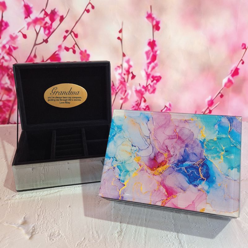Grandma Personalised Jewellery Box Paradise Bliss