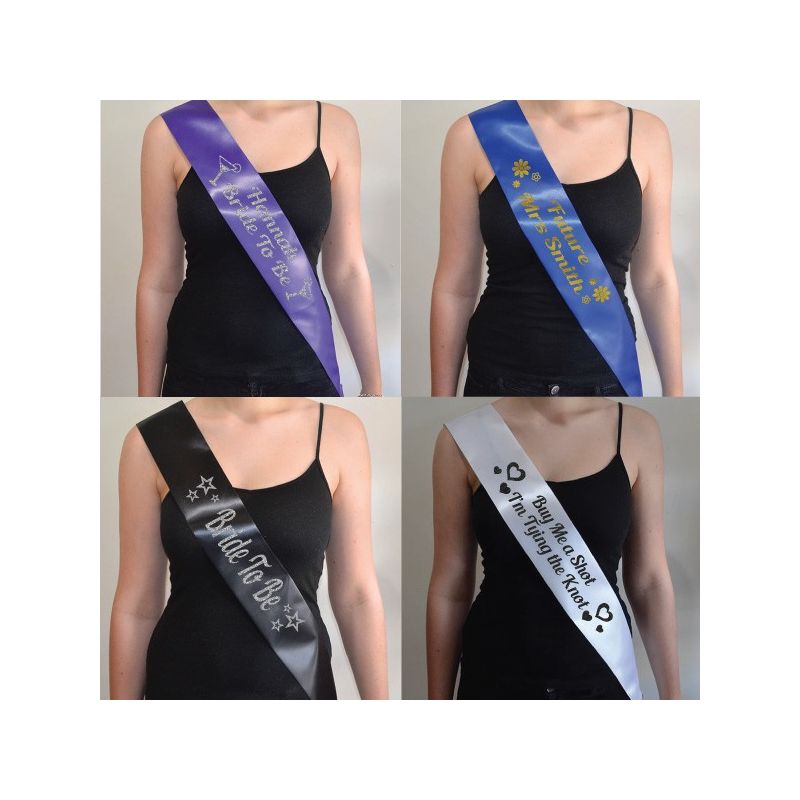 Bride to Be Hens Party Sash - Personalised
