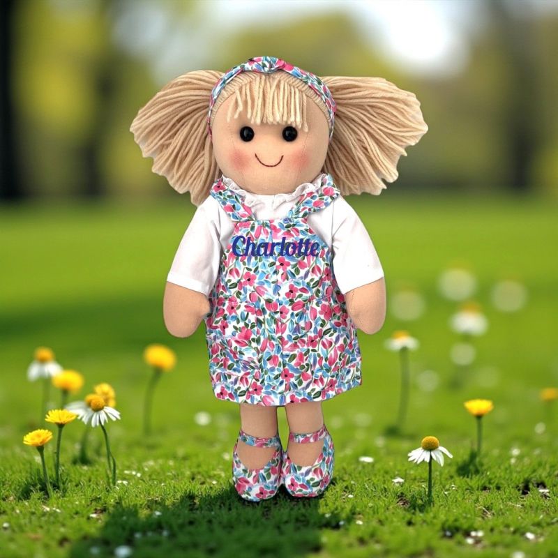 Charlotte Personalised Girl Rag Doll 35cm