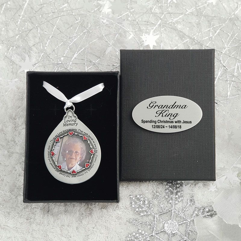 In Loving Memory Pewter Christmas Ornament