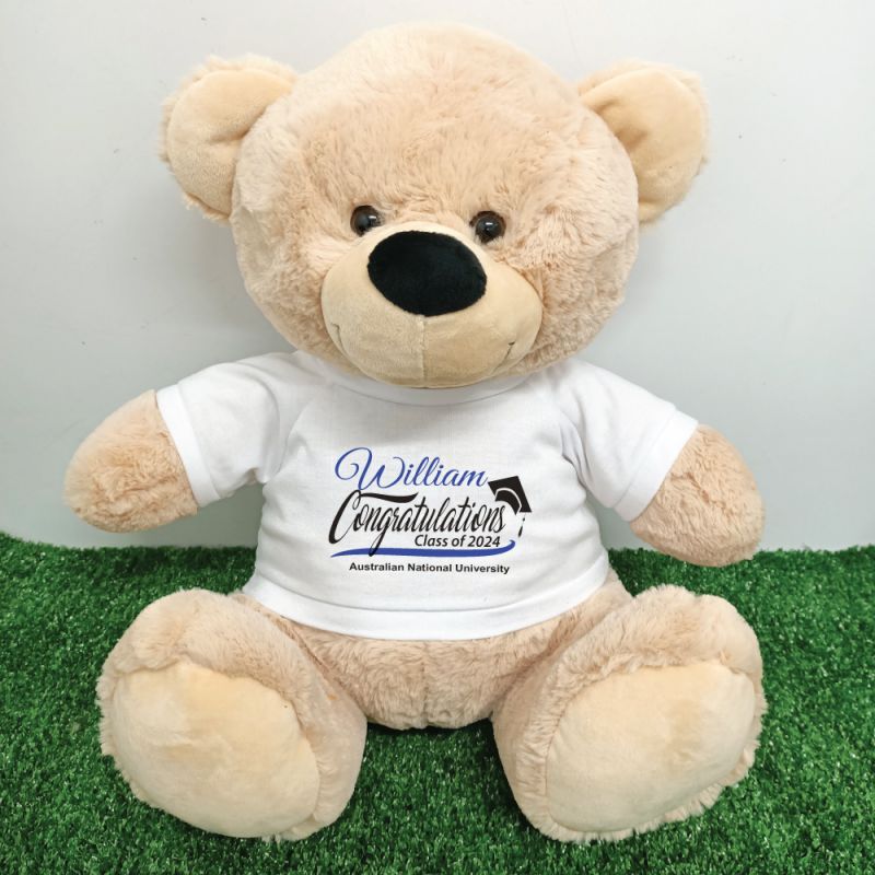 Congratulations Graduation Bear Cream 40cm