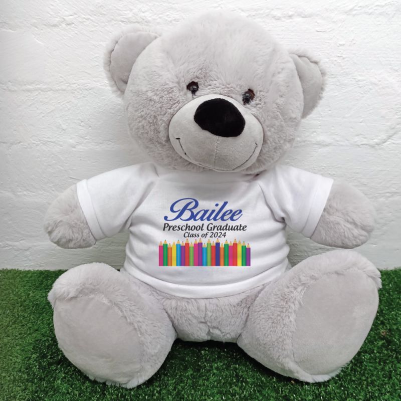 PreSchool Graduation Grey Bear 40cm