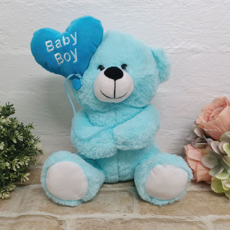 Baby Boy Bear With Balloon