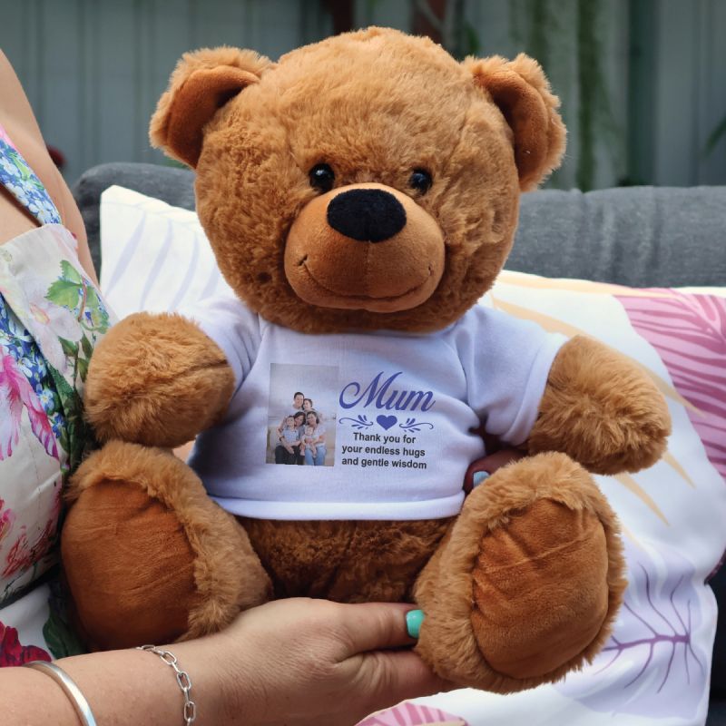 Mum Photo Bear Brown 30cm
