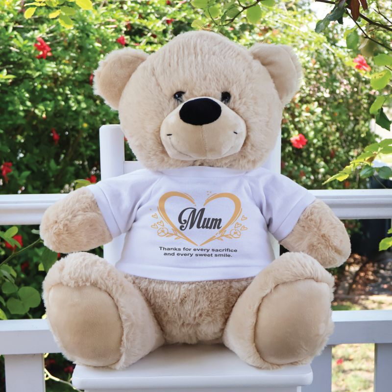Mum Photo Bear Cream 30cm