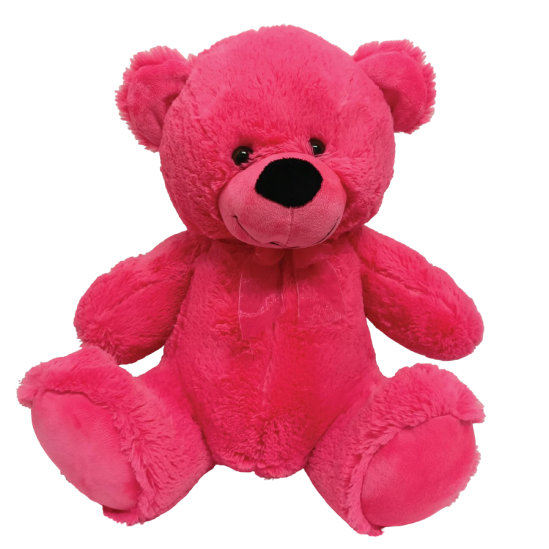 Teddy Bear 40cm Hot Pink Plush