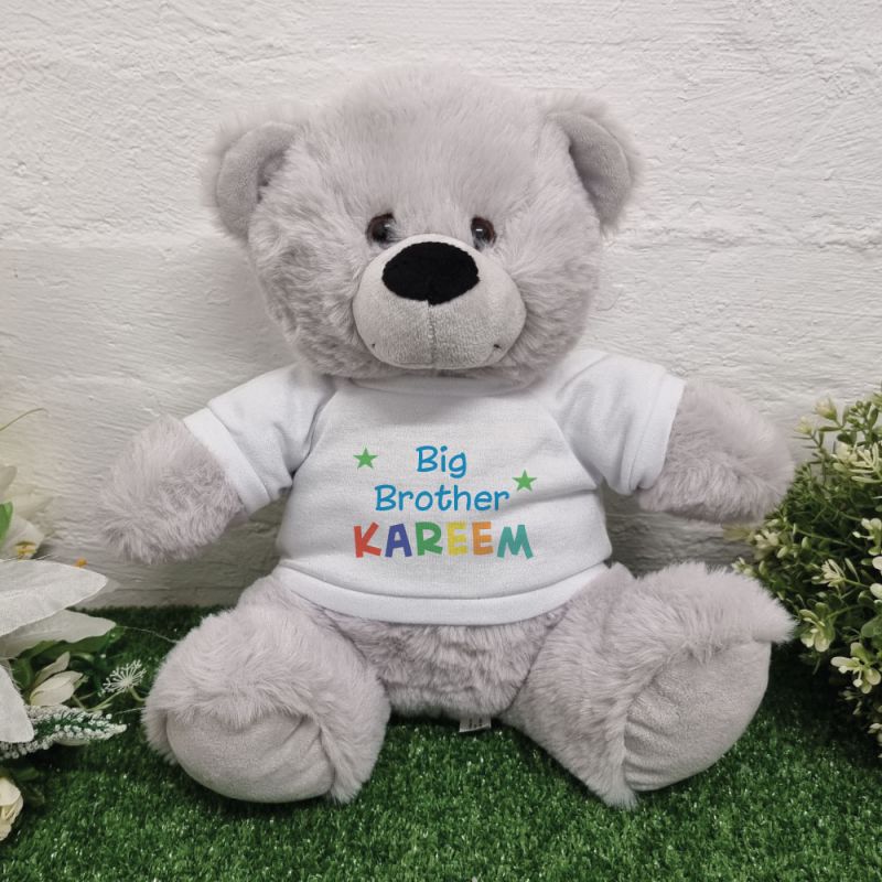 Big Brother Teddy Bear Grey30cm