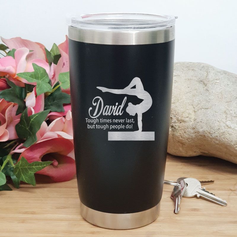 Gymnastic Coach Insulated Travel Mug 600ml Black