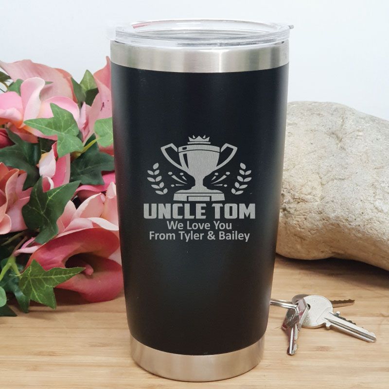 Uncle Insulated Travel Mug 600ml Black
