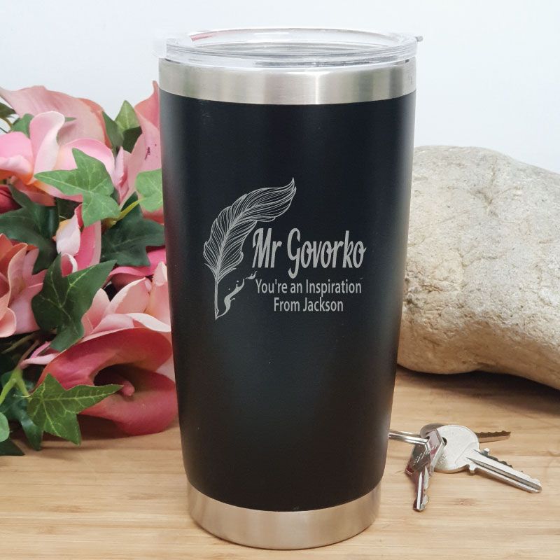 Teacher Insulated Travel Mug 600ml Black