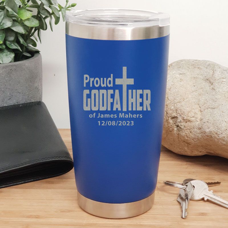 Godfather Insulated Travel Mug 600ml Dark Blue