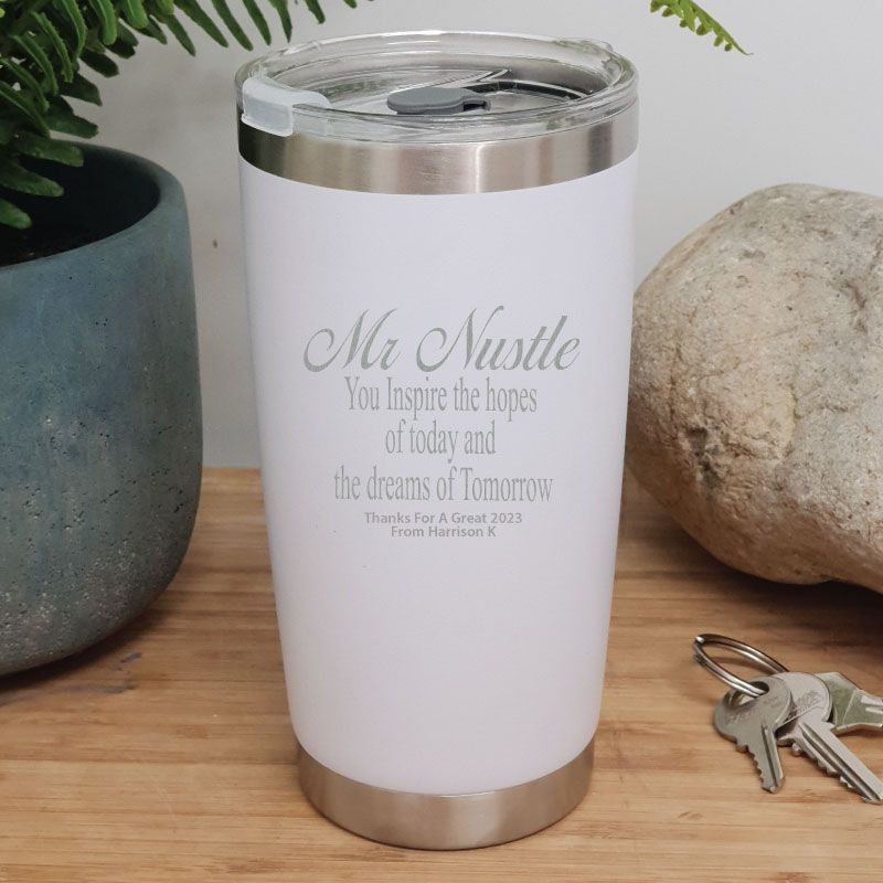 Teacher Insulated Travel Mug 600ml white - Dreams
