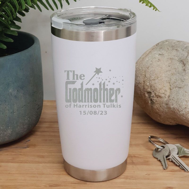 Godmother  Insulated Travel Mug 600ml White