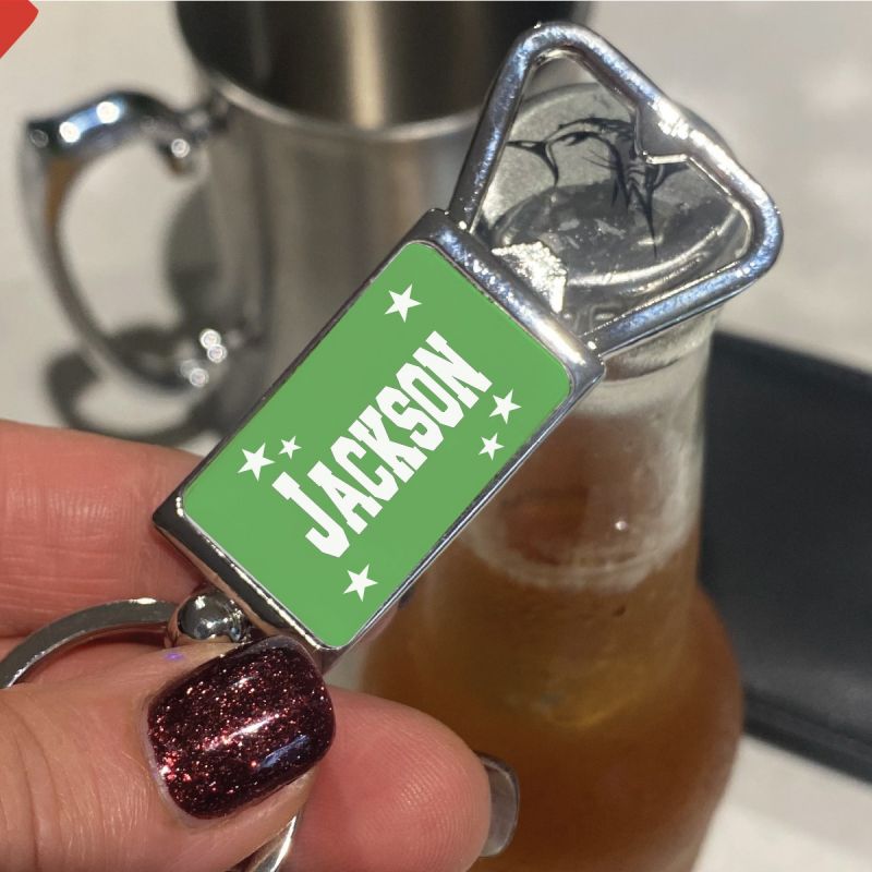 Personalised Bottle Opener - Any Name - Colour