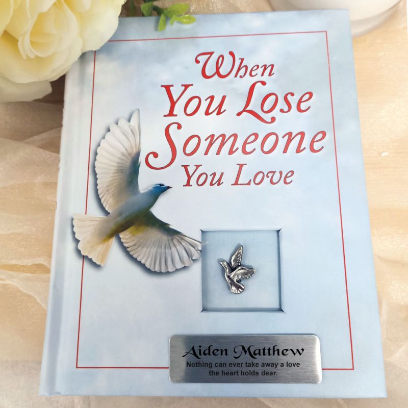 Personalised Memorial Prayer Book When You Lose Someone 