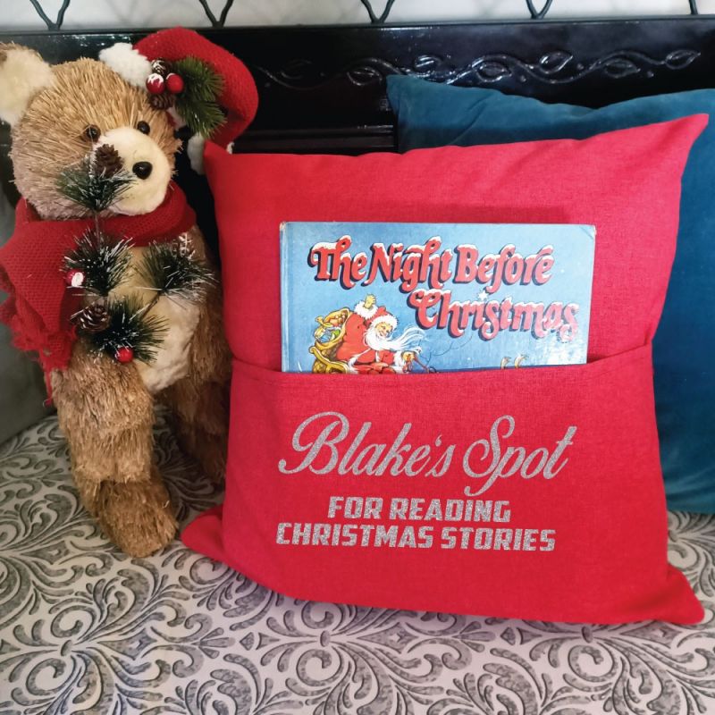 Personalised Christmas Pocket Pillow Cover
