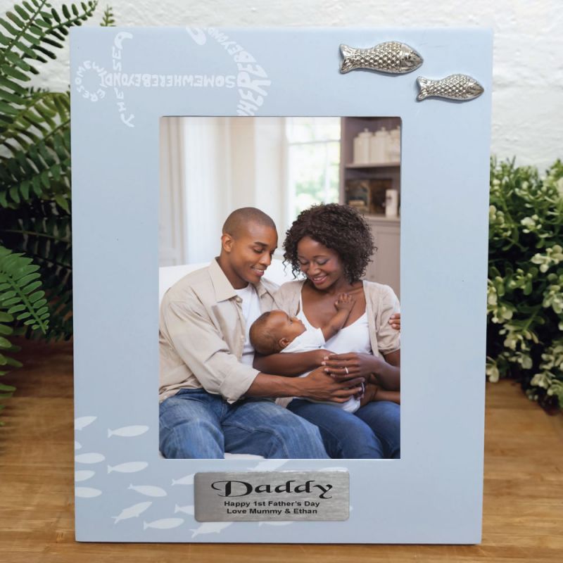 Personalised Dad Fishing Frame 6x4