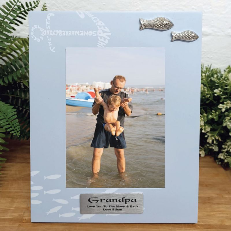 Personalised GrandPa Fishing Frame 6x4