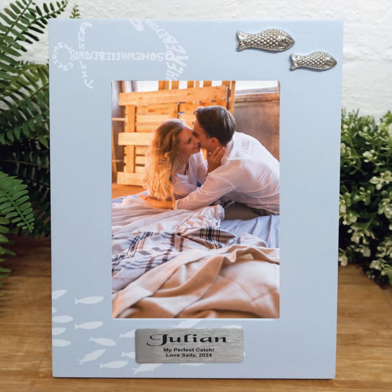 Personalised Fishing Frame 6x4