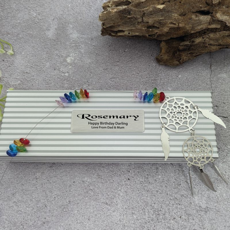 Birthday Dreamcatcher Suncatcher- Rainbow