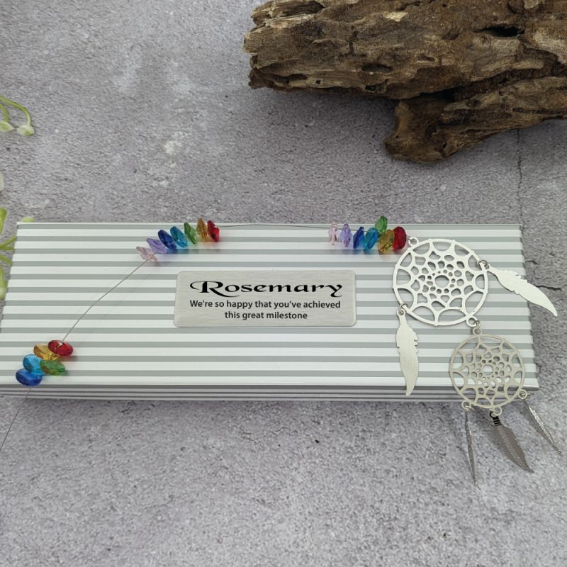 Graduation Dreamcatcher Suncatcher- Rainbow